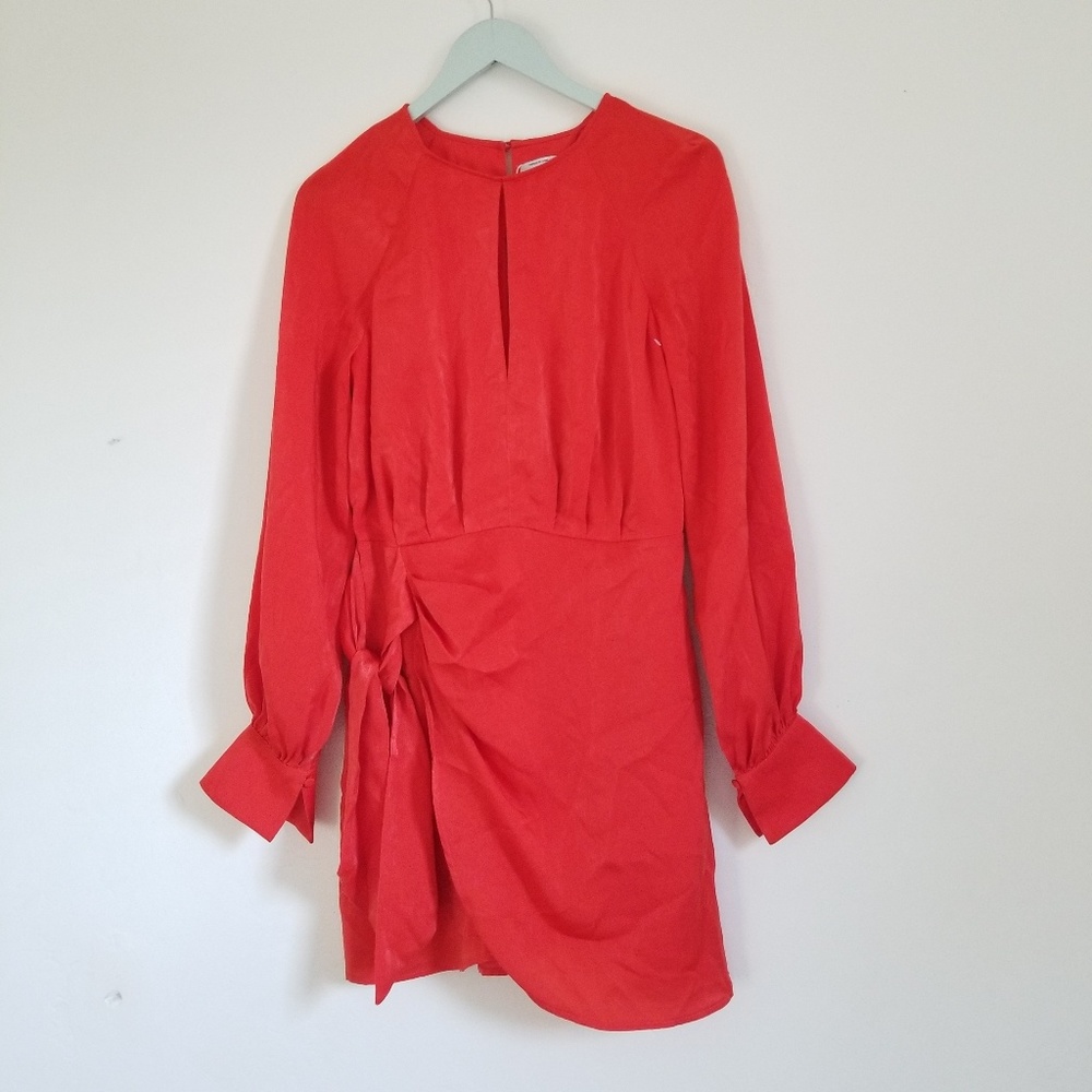 Finders Keepers 'Nightlife' Satin Dress View 6